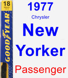 Passenger Wiper Blade for 1977 Chrysler New Yorker - Premium