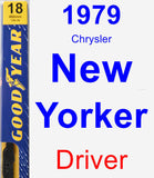 Driver Wiper Blade for 1979 Chrysler New Yorker - Premium