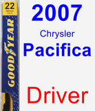 Driver Wiper Blade for 2007 Chrysler Pacifica - Premium
