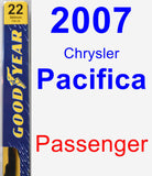 Passenger Wiper Blade for 2007 Chrysler Pacifica - Premium