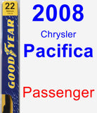 Passenger Wiper Blade for 2008 Chrysler Pacifica - Premium