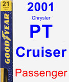 Passenger Wiper Blade for 2001 Chrysler PT Cruiser - Premium