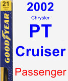 Passenger Wiper Blade for 2002 Chrysler PT Cruiser - Premium