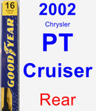 Rear Wiper Blade for 2002 Chrysler PT Cruiser - Premium