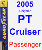 Passenger Wiper Blade for 2005 Chrysler PT Cruiser - Premium