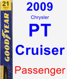Passenger Wiper Blade for 2009 Chrysler PT Cruiser - Premium