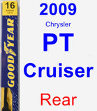 Rear Wiper Blade for 2009 Chrysler PT Cruiser - Premium