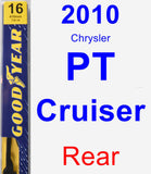 Rear Wiper Blade for 2010 Chrysler PT Cruiser - Premium