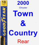 Rear Wiper Blade for 2000 Chrysler Town & Country - Premium
