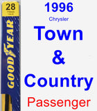 Passenger Wiper Blade for 1996 Chrysler Town & Country - Premium