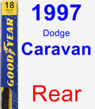 Rear Wiper Blade for 1997 Dodge Caravan - Premium