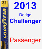 Passenger Wiper Blade for 2013 Dodge Challenger - Premium