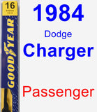 Passenger Wiper Blade for 1984 Dodge Charger - Premium