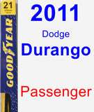 Passenger Wiper Blade for 2011 Dodge Durango - Premium