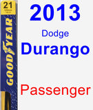 Passenger Wiper Blade for 2013 Dodge Durango - Premium
