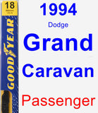 Passenger Wiper Blade for 1994 Dodge Grand Caravan - Premium