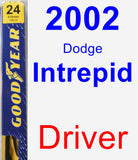 Driver Wiper Blade for 2002 Dodge Intrepid - Premium