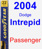 Passenger Wiper Blade for 2004 Dodge Intrepid - Premium