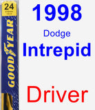 Driver Wiper Blade for 1998 Dodge Intrepid - Premium