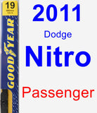 Passenger Wiper Blade for 2011 Dodge Nitro - Premium