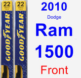 Front Wiper Blade Pack for 2010 Dodge Ram 1500 - Premium