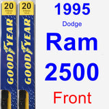 Front Wiper Blade Pack for 1995 Dodge Ram 2500 - Premium