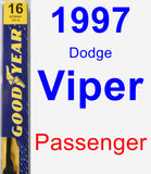 Passenger Wiper Blade for 1997 Dodge Viper - Premium