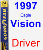 Driver Wiper Blade for 1997 Eagle Vision - Premium