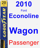 Passenger Wiper Blade for 2010 Ford Econoline Wagon - Premium