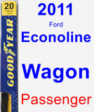 Passenger Wiper Blade for 2011 Ford Econoline Wagon - Premium