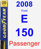 Passenger Wiper Blade for 2008 Ford E-150 - Premium