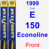 Front Wiper Blade Pack for 1999 Ford E-150 Econoline - Premium