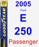 Passenger Wiper Blade for 2005 Ford E-250 - Premium