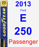 Passenger Wiper Blade for 2013 Ford E-250 - Premium