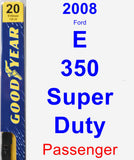 Passenger Wiper Blade for 2008 Ford E-350 Super Duty - Premium