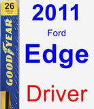 Driver Wiper Blade for 2011 Ford Edge - Premium