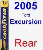 Rear Wiper Blade for 2005 Ford Excursion - Premium