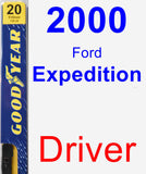 Driver Wiper Blade for 2000 Ford Expedition - Premium