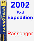 Passenger Wiper Blade for 2002 Ford Expedition - Premium