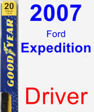 Driver Wiper Blade for 2007 Ford Expedition - Premium