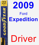 Driver Wiper Blade for 2009 Ford Expedition - Premium