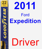 Driver Wiper Blade for 2011 Ford Expedition - Premium