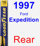 Rear Wiper Blade for 1997 Ford Expedition - Premium