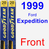 Front Wiper Blade Pack for 1999 Ford Expedition - Premium