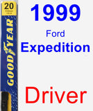 Driver Wiper Blade for 1999 Ford Expedition - Premium