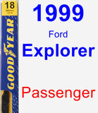 Passenger Wiper Blade for 1999 Ford Explorer - Premium