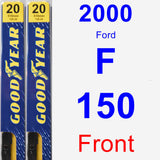 Front Wiper Blade Pack for 2000 Ford F-150 - Premium