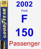 Passenger Wiper Blade for 2002 Ford F-150 - Premium