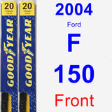 Front Wiper Blade Pack for 2004 Ford F-150 - Premium