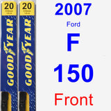 Front Wiper Blade Pack for 2007 Ford F-150 - Premium